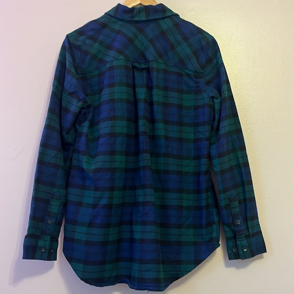 Duluth Trading Co Heavyweight Flannel Plaid Button Down Shirt Cabincore Medium - Picture 3 of 8